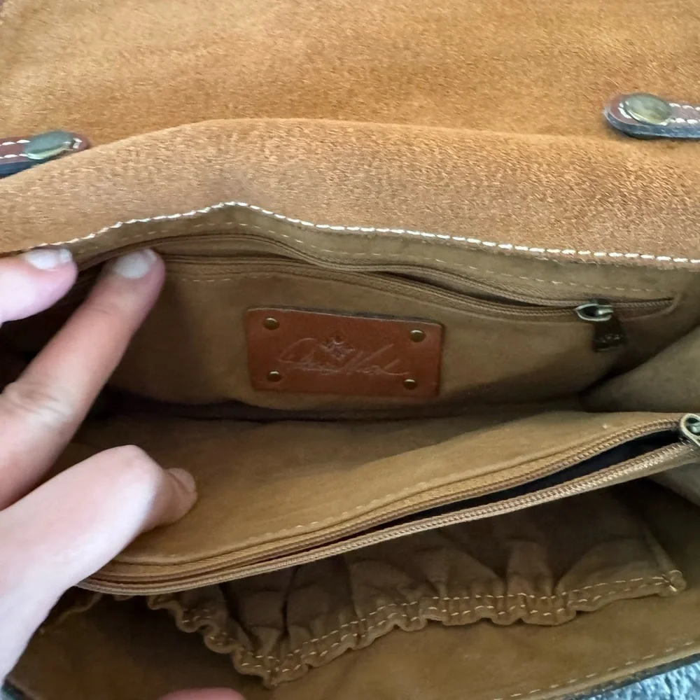 PATRICIA NASH Lanza Leather Crossbody Bag